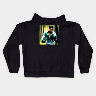 Muhammad Ali in Boxing style Kids Hoodie